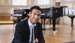 In addition to being the first Black finalist at the Van Cliburn International Piano Competition in 2022, Clayton Stephenson has been named a 2022 Gilmore Young Artist, a 2017 US Presidential Scholar in the Arts and a Young Scholar of the Lang Lang International Music Foundation. Stephenson joins the Skyline Piano Series Friday, Nov. 1 at 7:30 p.m. Photo by Clayton Stephenson