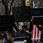 Alexandria Ocasio-Cortez speaks at a rally