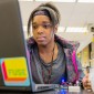 Image of student on the computer