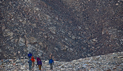People hiking