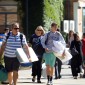 First-year students moving into dorms