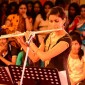 Nikita Patel playing flute