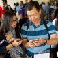 International student and parent