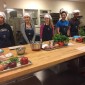 students in kitchen