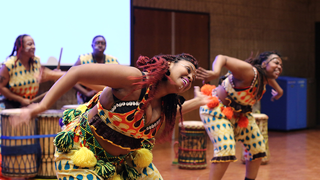 Dancers at Harambee