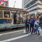 From left to right: Northwestern students Sasha Costello, Leo Ji, Melody Park and Samarth Soni
