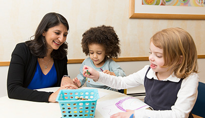 Ruchi Gupta with kids