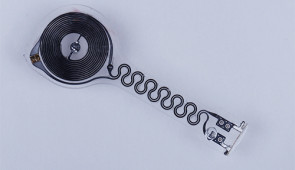 Transient pacemaker before dissolving. The device is flexible, stretchy and wireless.
