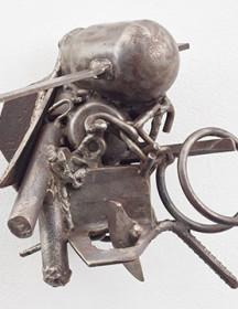 Melvin Edwards, Selections from "Lynch Fragments Ida W.B.," 1990. Welded Steel, 13 x 14 x 10 in. © 2021 Melvin Edwards/Artists Rights Society (ARS), New York Courtesy of the artist and Alexander Gray Gallery