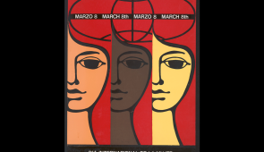 Marzo 8, Día Internacional de la Mujer = March 8th, International Women's Day. c.1975. Poster. Charles Deering McCormick Library of Special Collections, Northwestern University Libraries, Evanston, IL.