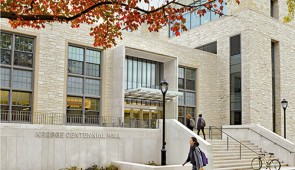Originally constructed in 1953, Kresge Hall underwent a major renovation and expansion in 2017 and was transformed with flexible classrooms, new offices and seminar rooms for Weinberg College of Arts and Sciences students and faculty.