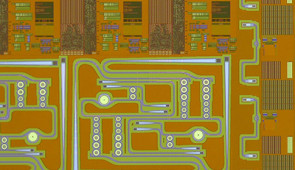 A close-up image of the chip.