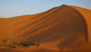 Erg Chebbi dunes. Photograph by Cynthia Becker, 2010