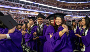 grads celebrate