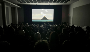 Block Cinema audience watching a film