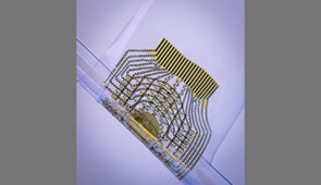 Wearable thermal array, as seen off the skin