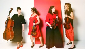 Aizuri Quartet debuts at the Winter Chamber Music Festival Jan. 17, 2020. Photo by Shervin Lainez.