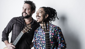 Brasil Guitar Duo performs in the Feb. 9, 2020 Segovia Classical Guitar concert.