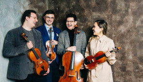 Gold medalist of both the Fischoff National Chamber Music Competition and the Annual Competition for Chamber Music in Yellow Springs, the Balourdet Quartet has performed internationally at festivals and series across the globe. On Jan. 5, 2024 they will kick off the Winter Chamber Music Festival with a Chicago-area premiere of new work by Karim Al-Zand. Photos by Kevin W. Condon.