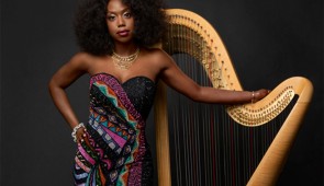 Grammy-nominated harpist Brandee Younger is among the featured performers in “New Black Music (Jazz) in Chicago.” The March 4 panel and performance event is part of the Leon Forrest lecture series hosted by the Black Studies department at Northwestern University. Photo courtesy of the artist.