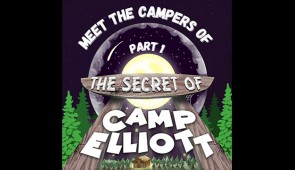 Logo for the 90th Waa Mu Show: "The Secret of Camp Elliott"