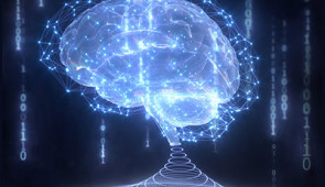 An artistic interpretation of brain-like computing. Credit: Xiaodong Yan/Northwestern University