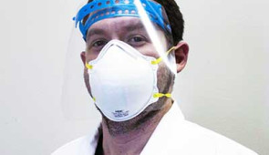David Walker wears the final product.