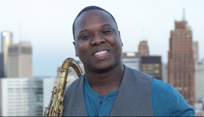 Tenor saxophonist De’Sean Jones is among the featured performers in “New Black Music (Jazz) in Chicago.” The March 4 panel and performance event is part of the Leon Forrest lecture series hosted by the Black Studies department at Northwestern University. Photo courtesy of the artist.