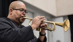 Gardner is Bienen School's interm director of jazz studies. Photo by Joe Oczerklewicz