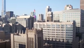 B-roll of Northwestern University Feinberg School of Medicine's campus in downtown Chicago.