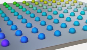 An illustration of a nanoparticle megalibrary. Credit: Mirkin Research Group/Northwestern University