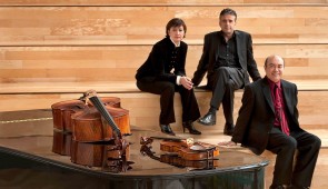 The Gryphon Trio is firmly established as one of the world’s preeminent piano trios. The Trio performs in the Winter Chamber Music Festival Jan. 21, 2024. Photo by John Beebe.