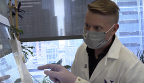 B-roll of Prof. Judd Hultquist in his lab.