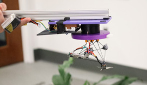 low-visibility drone on launcher