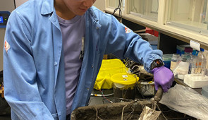 Lead researcher Bill Yen in the lab at Northwestern