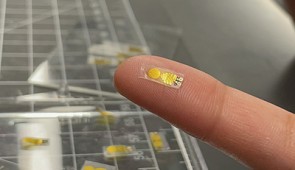 One sensor on a fingertip.