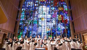 “A Festival of Lessons and Carols” at Alice Millar Chapel. Photo by Elliot Mandel.