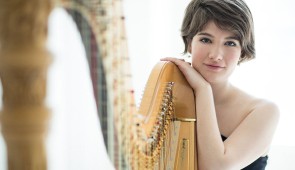 Dallas Symphony Orchestra principal harpist Emily Levin is featured in the Contemporary Music Ensemble Feb. 10 concert, part of the Bienen School's Institute for New Music winter/spring season. Photo provided by the artist.