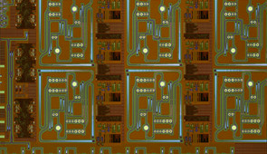 A close-up image of the chip.