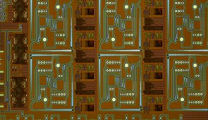 A close-up image of the chip.