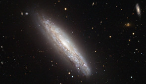Supernova 2019yvr's host galaxy, NGC 4666 is a starburst galaxy located 80 million light-years from Earth. Credit: ESO/J. Dietrich