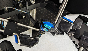 Photo of the experimental setup. Credit: Daniel Dombeck/Northwestern University