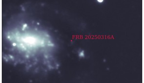 Location of RBFLOAT next to its host galaxy. Credit: Yuxin "Vic" Dong/MMT