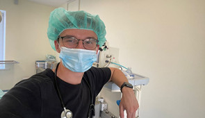 Dr. Roman Smolynets in Lviv, Ukraine