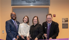 Al Heartley, Bonnie Starr, Barbara O’Keefe and Rives Collins at the official ribbon cutting.