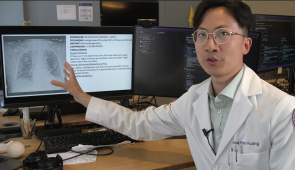 Dr. Huang explains how the AI software works