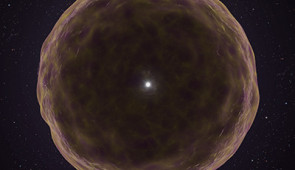 SN 2021yfj is a new kind of supernova, challenging our understanding of stellar evolution. Its progenitor lost its outer shells well before the supernova happened and only consisted of its oxygen/silicon core — unlike any known star in the Milky Way. The dying, stripped-to-the-bone star experienced extreme mass loss episodes that led to the ejecting of material rich in silicon (grey), sulfur (yellow) and argon (purple).