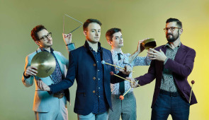 Celebrating its 20th anniversary in 2025, Chicago-based quartet Third Coast Percussion—also a Grammy Award winner—has commissioned and premiered new works by composers including Philip Glass, Missy Mazzoli, Danny Elfman, Augusta Read Thomas, Glenn Kotche and David T. Little, among many others. Jessie Montgomery joins Third Coast Percussion for the WCMF Saturday, Jan. 11, 2025 at 7:30 p.m. Photo by Saverio Truglia