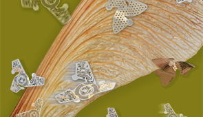Human-made structures with their bio-inspiration: 3D microfliers with a propeller leaf. Credit: F. Frankel