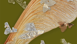 Human-made structures with their bio-inspiration: 3D microfliers with a propeller leaf. Credit: F. Frankel